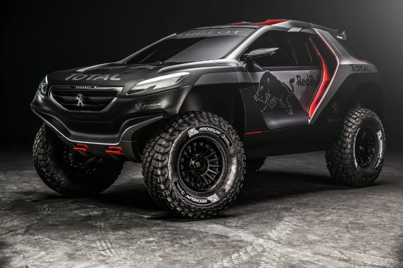 Illustration for article titled Peugeot's Dakar Buggy Has Been Leaked. It's Awesome.